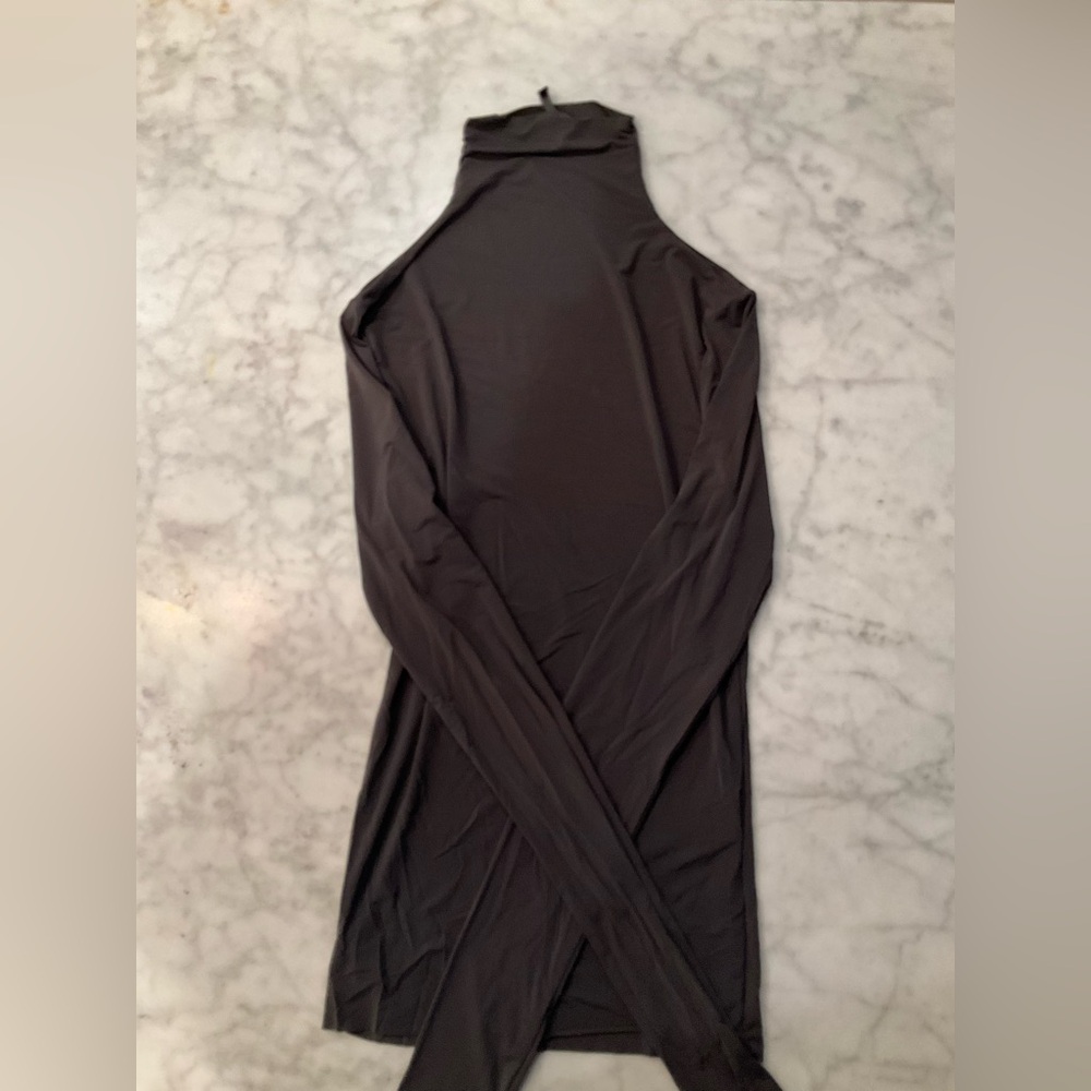 Zara Charcoal Long Sleeve Top